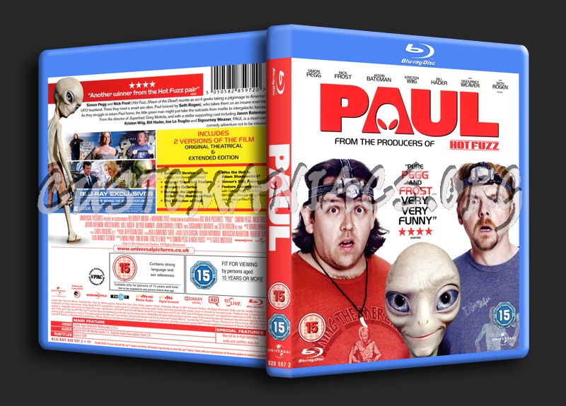 Paul blu-ray cover