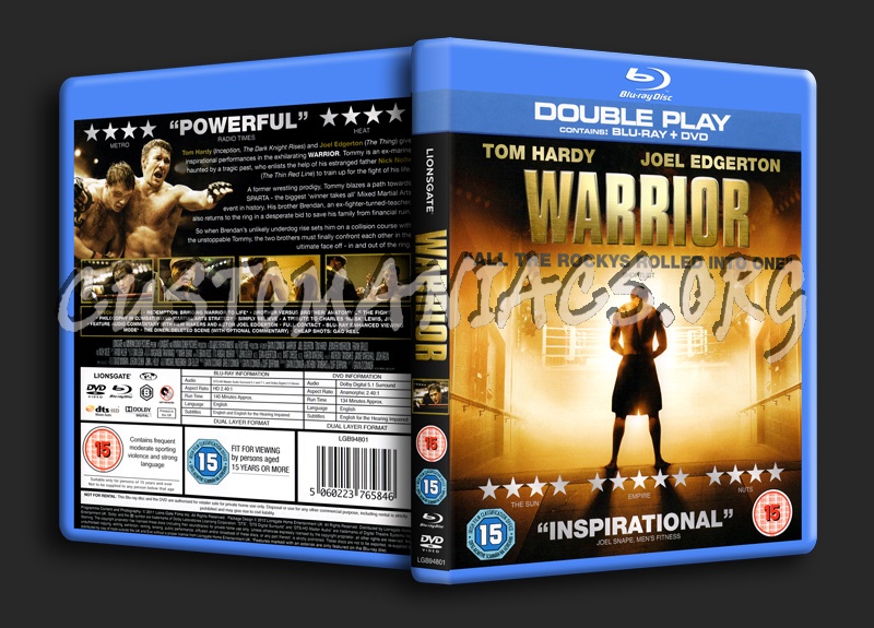 Warrior blu-ray cover