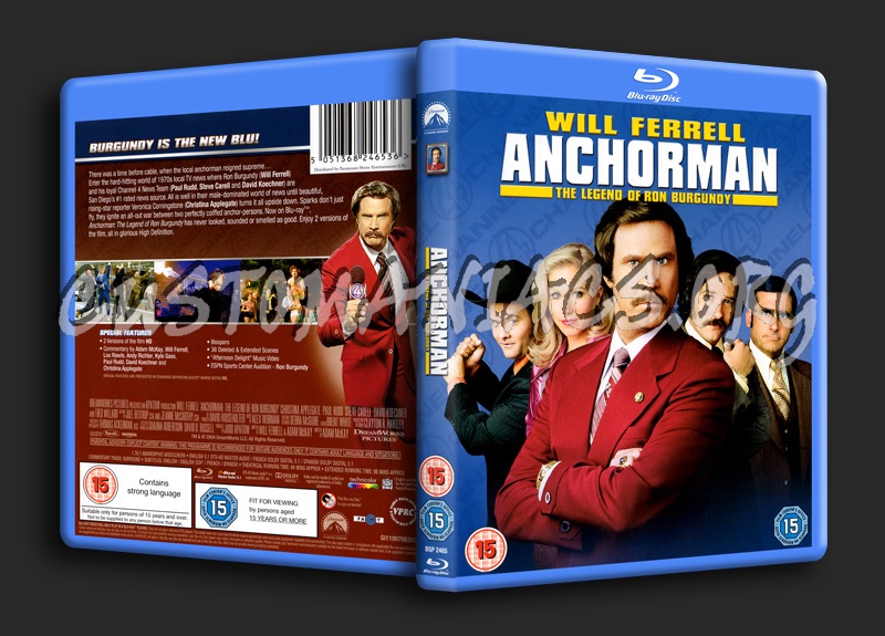 Anchorman blu-ray cover