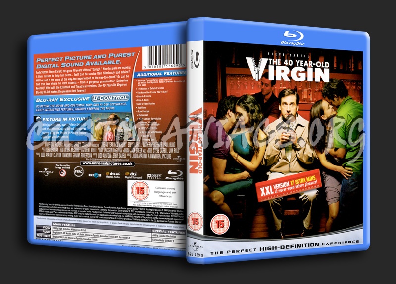 The 40 Year-Old Virgin blu-ray cover
