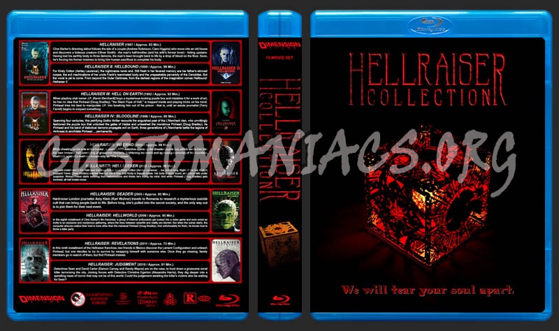 Hellraiser Collection (10) blu-ray cover