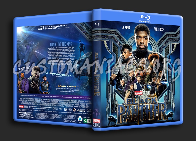 Black Panther (2018) dvd cover