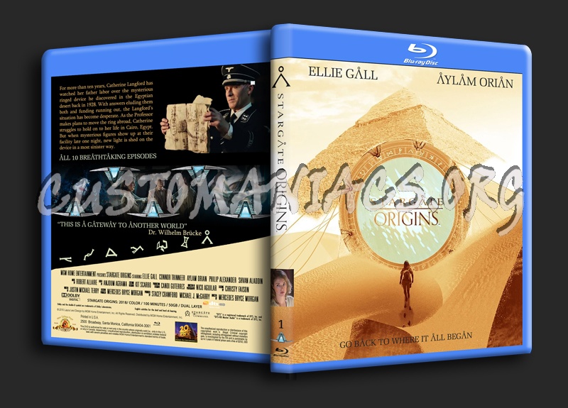 Stargate Origins Season 1 blu-ray cover
