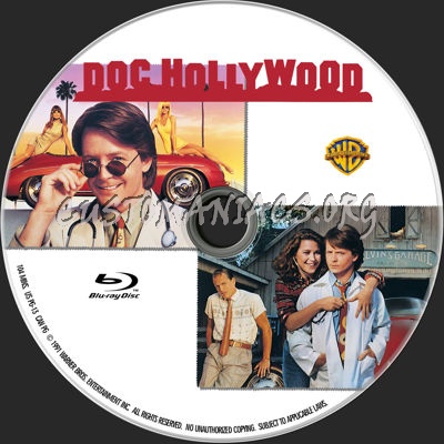 Doc Hollywood blu-ray label