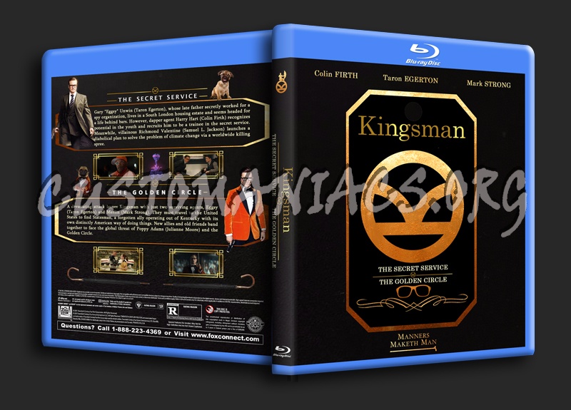Kingsman - Double Feature blu-ray cover