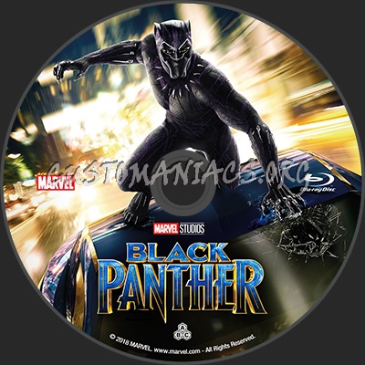 Black Panther blu-ray label