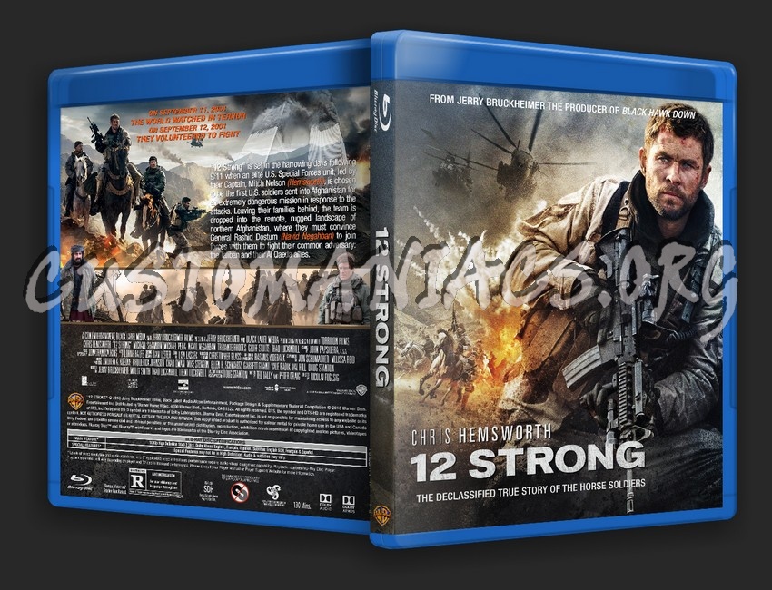 12 Strong blu-ray cover