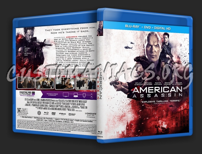 American Assassin blu-ray cover