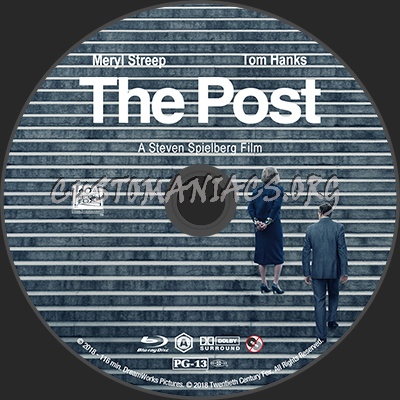 The Post blu-ray label