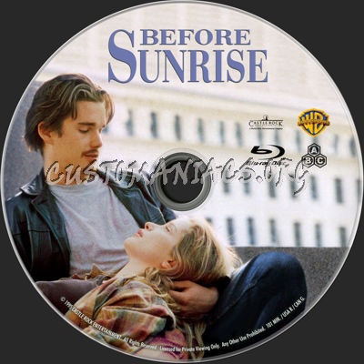 Before Sunrise blu-ray label