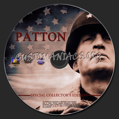 Patton dvd label