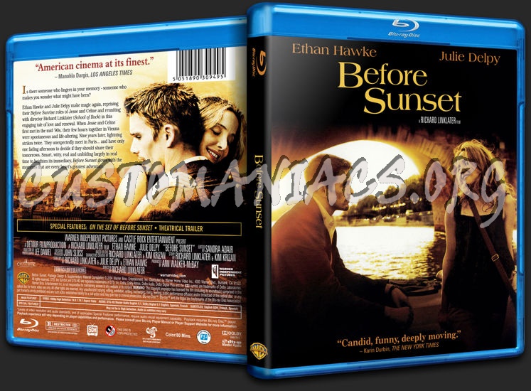 Before Sunset blu-ray cover