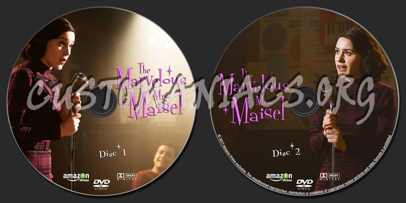 The Marvelous Mrs Maisel dvd label