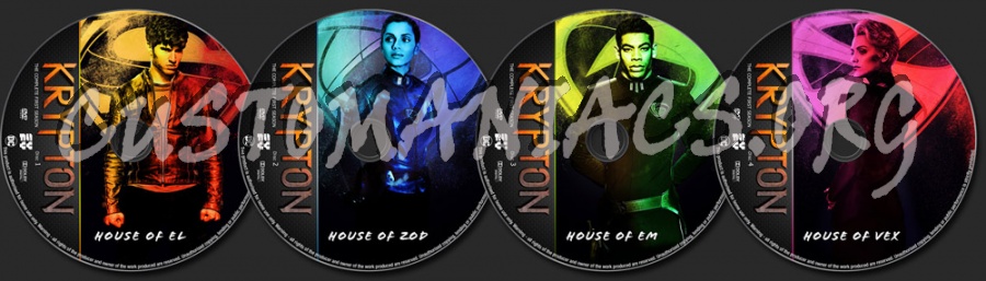 Krypton Season 1 dvd label