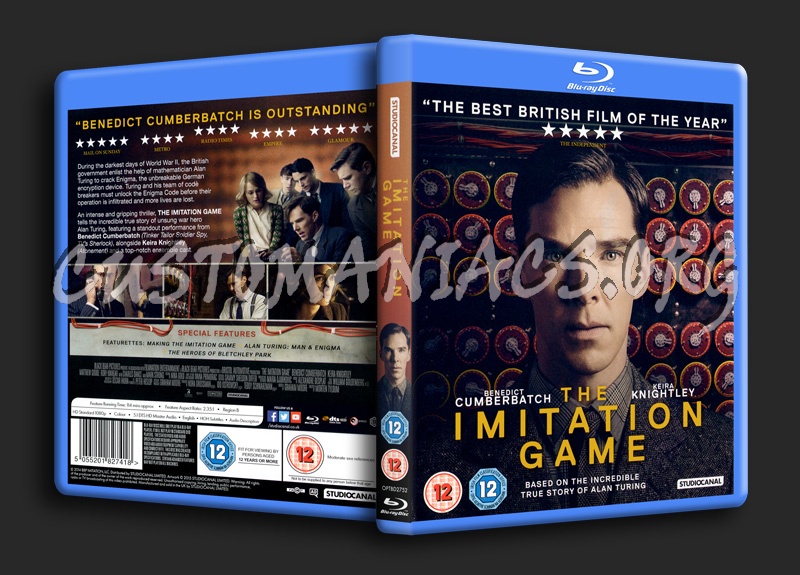 The Imitation Game blu-ray cover