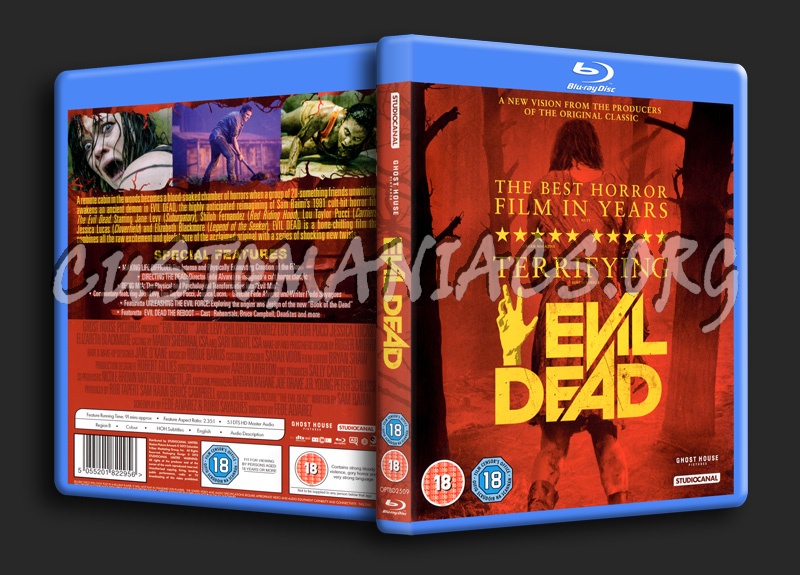 Evil Dead blu-ray cover