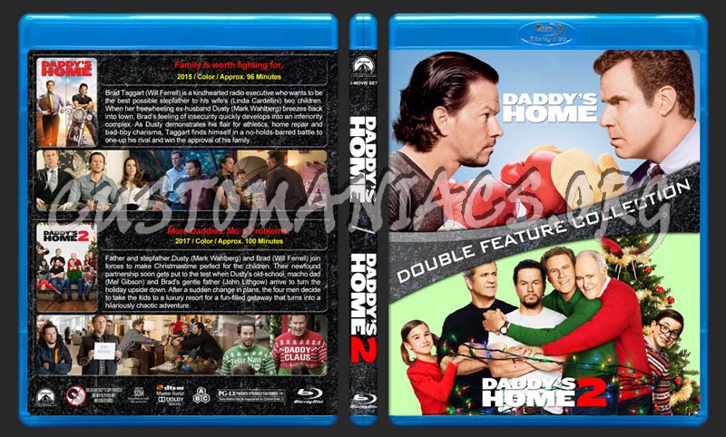 Daddy's Home Double Feature blu-ray cover