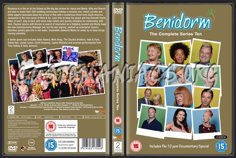 Benidorm Series 10 dvd cover