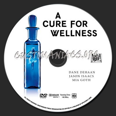 A Cure For Wellness dvd label