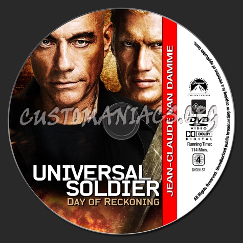 Van Damme Collection - Universal Soldier Day Of Reckoning dvd label