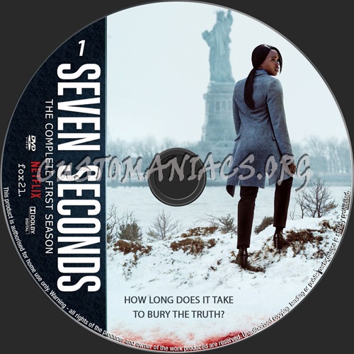 Seven Seconds Season 1 dvd label