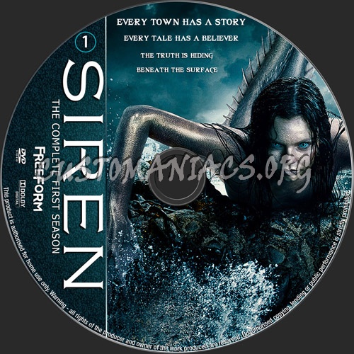 Siren Season 1 dvd label