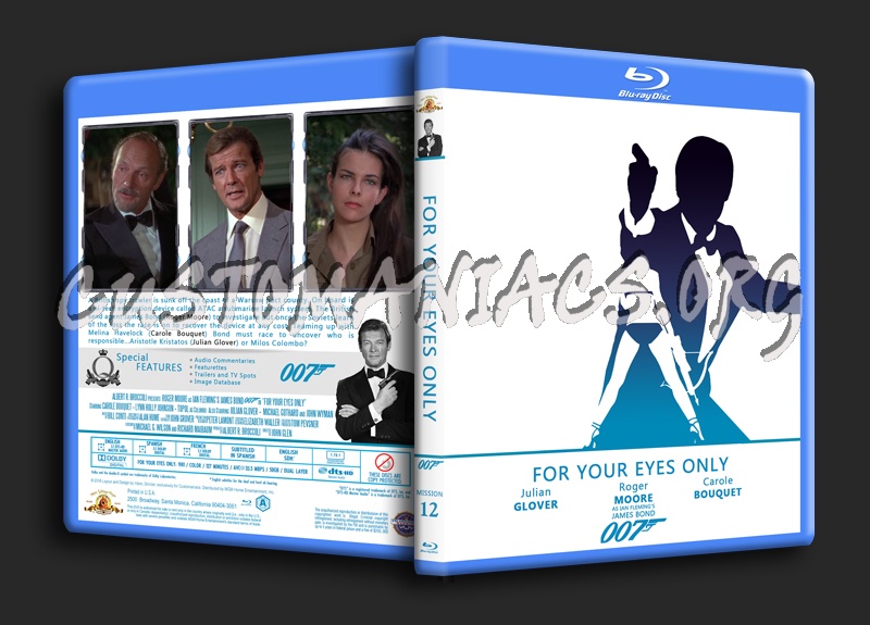 For Your Eyes Only - The James Bond 007 Collection blu-ray cover