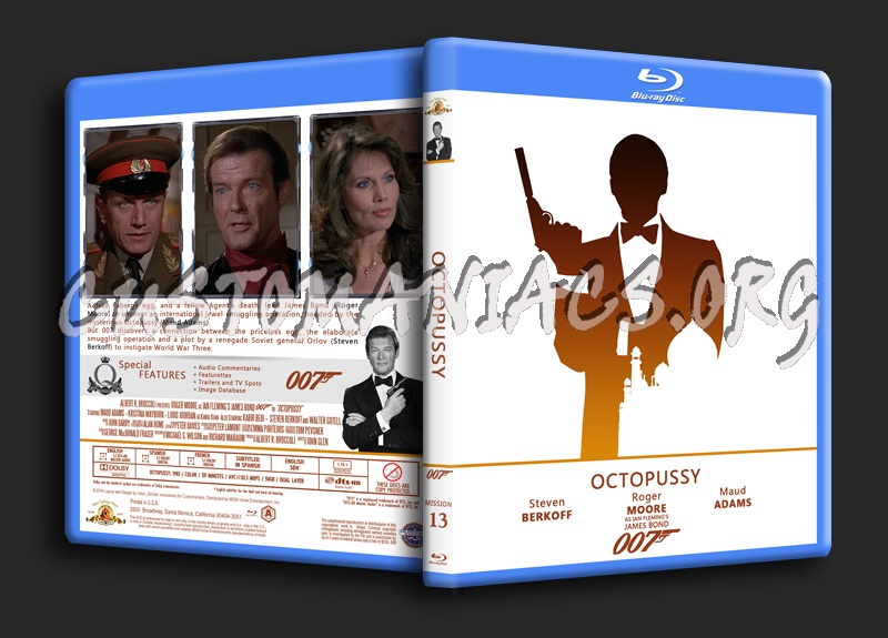Octopussy - The James Bond 007 Collection blu-ray cover