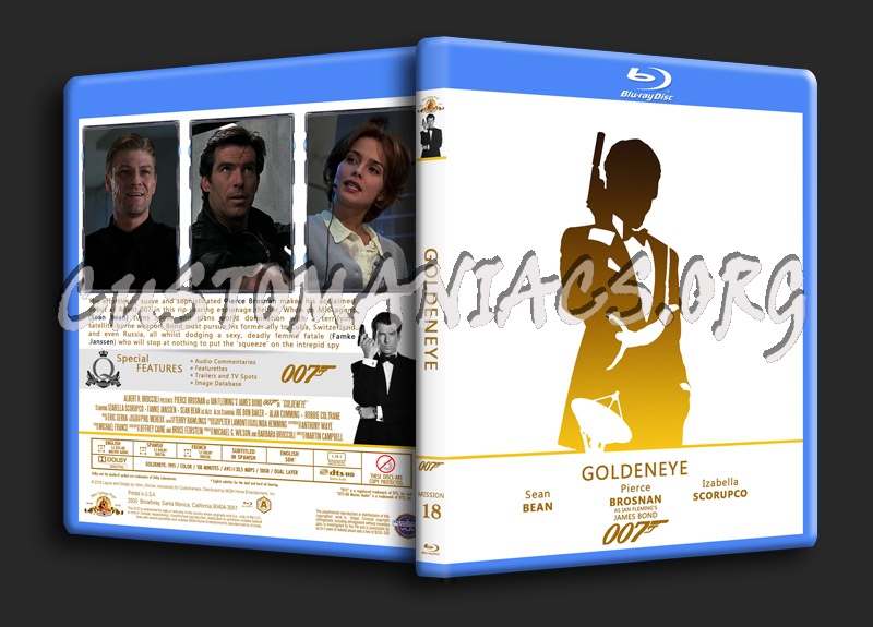 Goldeneye - The James Bond 007 Collection blu-ray cover