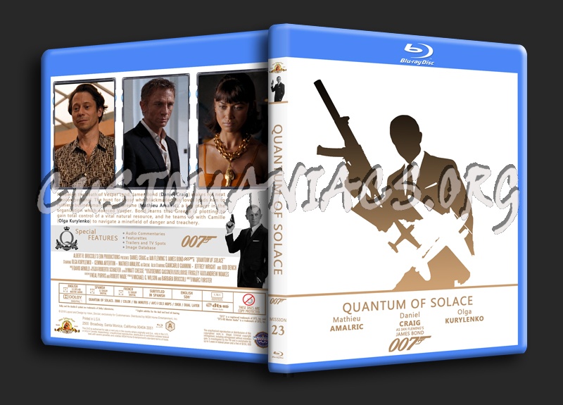 Quantum Of Solace - The James Bond 007 Collection blu-ray cover