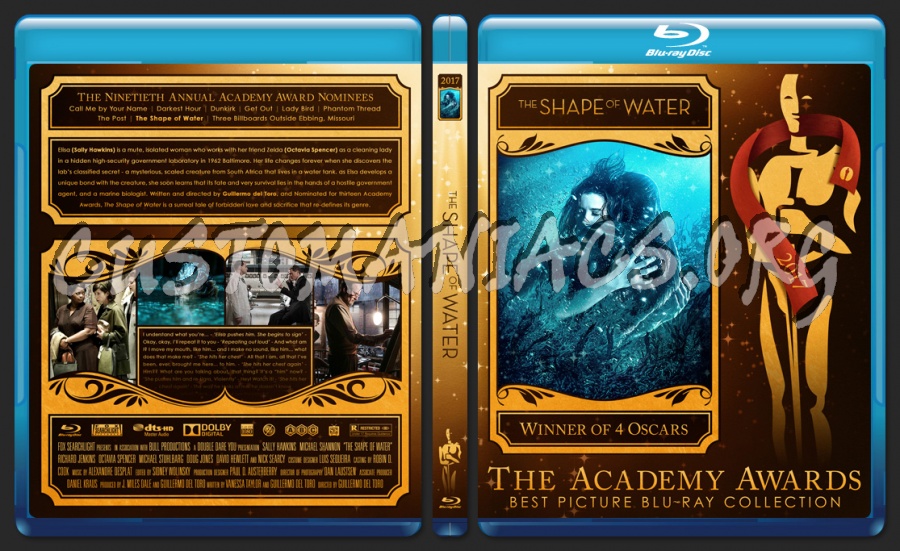 The Shape of Water - 2017 - Academy Awards Collection blu-ray cover