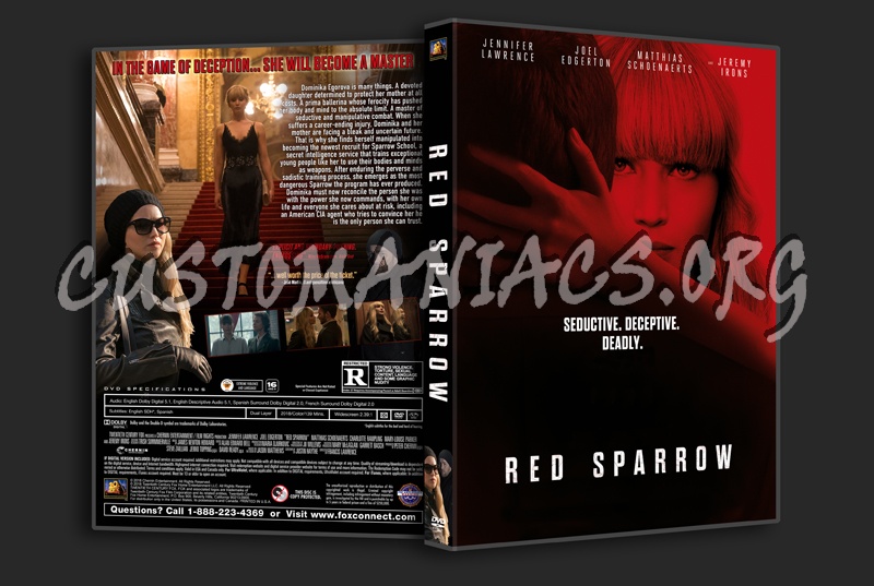 Red Sparrow dvd cover