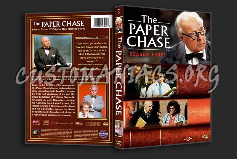 The Paper Chase - Season 3 dvd cover
