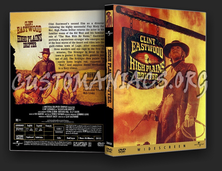 High Plains Drifter dvd cover
