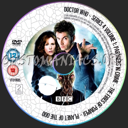 Doctor Who Series 4 Disc 1 dvd label