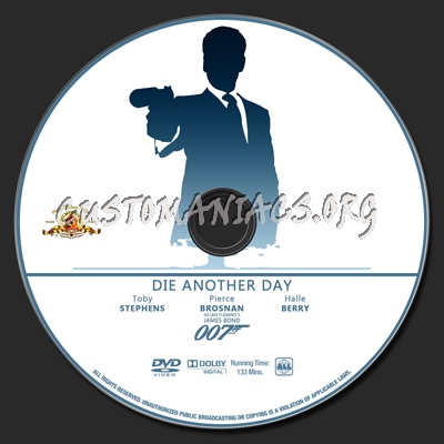 007 Collection - Die Another Day dvd label