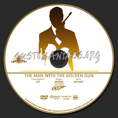 007 Collection - The Man With The Golden Gun dvd label