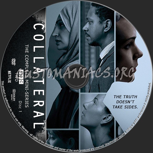 Collateral Mini-Series dvd label