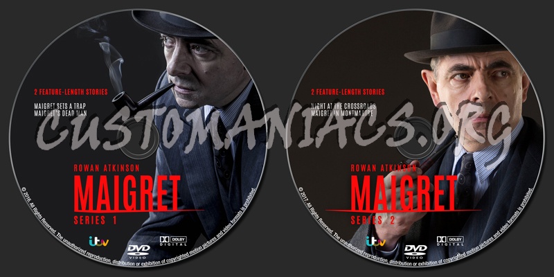 Maigret - Series 1 & 2 dvd label