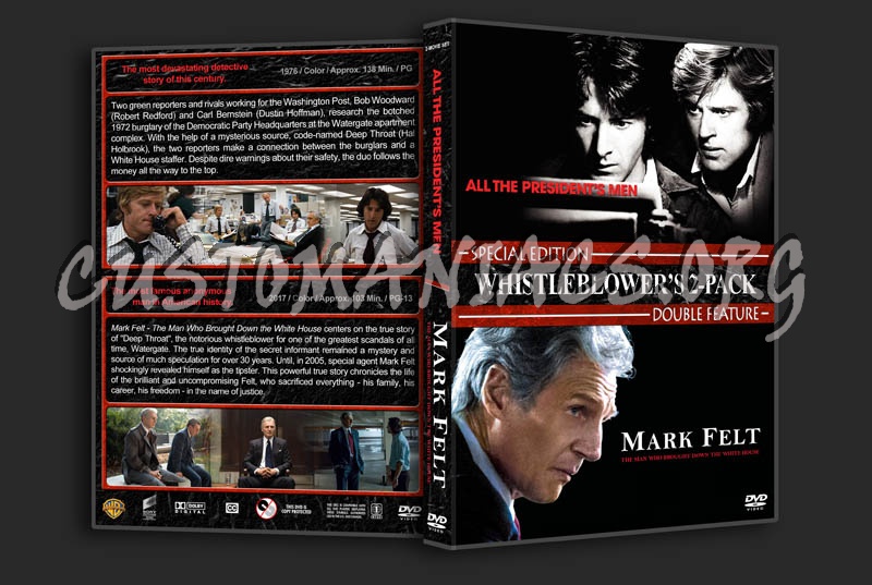All the Presidents Men / Mark Felt Double Feature dvd cover