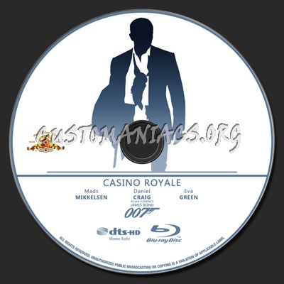 007 Collection - Casino Royale blu-ray label