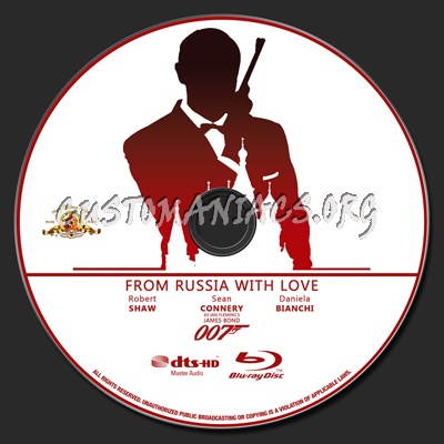 007 Collection - From Russia With Love blu-ray label