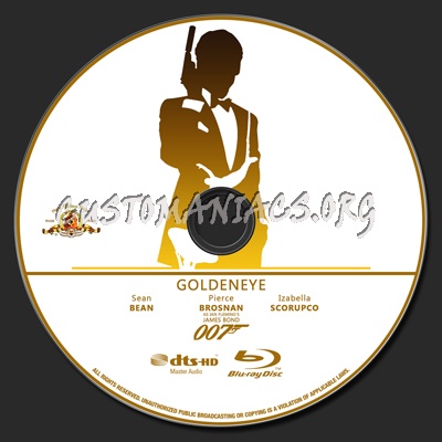 007 Collection - Goldeneye blu-ray label