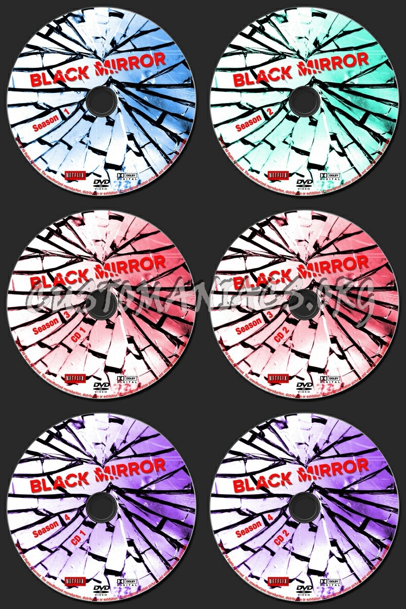 Black Mirror - Season 1 - 4 dvd label