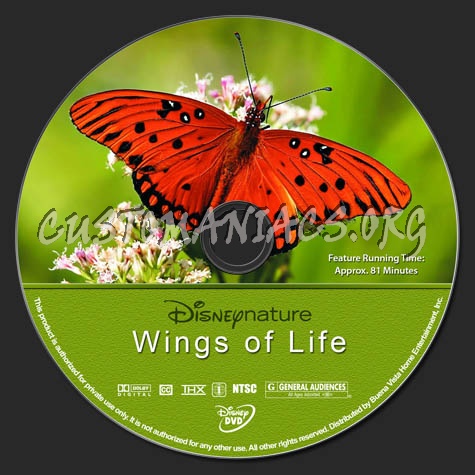 DisneyNature: Wings of Life dvd label