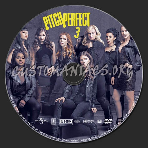 Pitch Perfect 3 dvd label