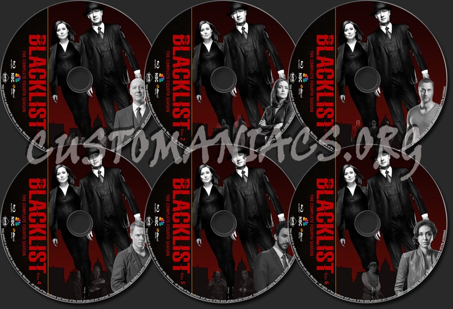 The Blacklist Season 4 blu-ray label