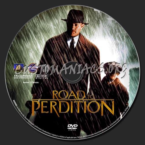 Road to Perdition dvd label