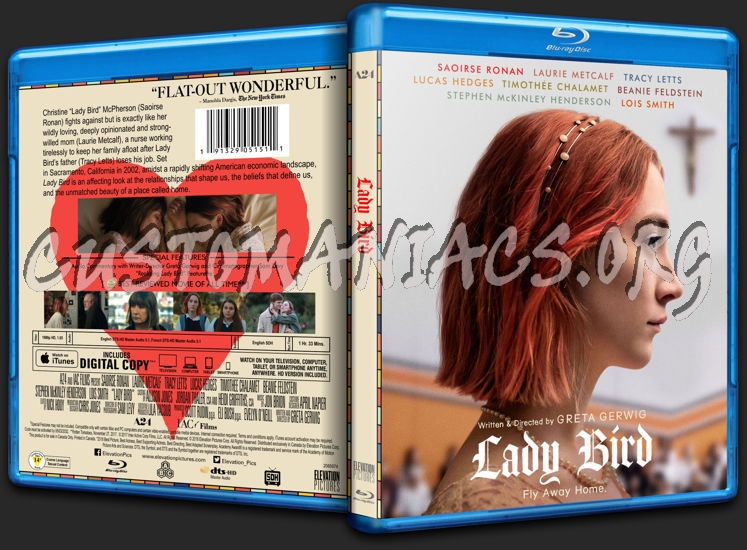 Lady Bird blu-ray cover