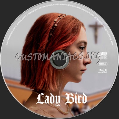 Lady Bird blu-ray label